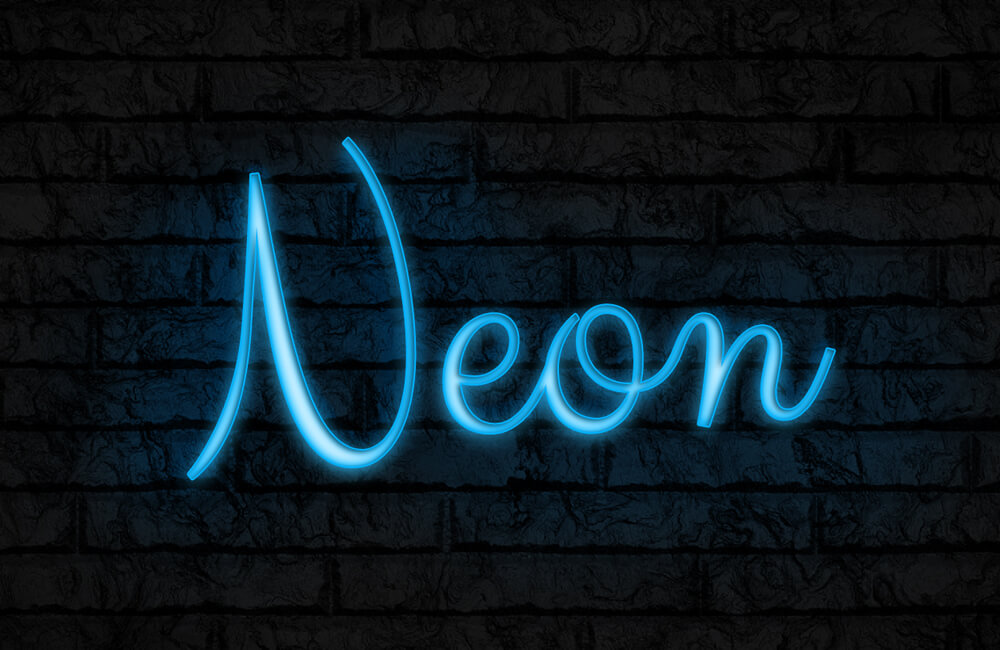 Text neon